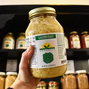Sauerkraut from Clarion River Organics out of Sligo, PA