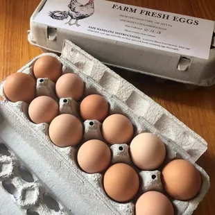Local, farm fresh eggs