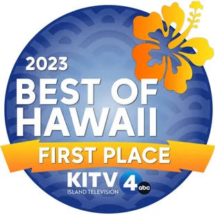 Mahalo for everyone who voted for us!! Three peat!!!