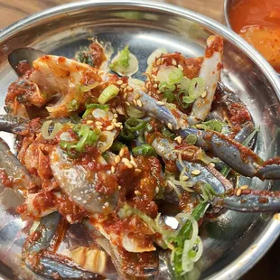 Raw crab banchan
