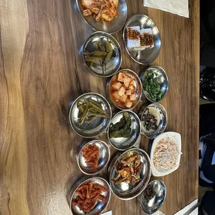 Sides provided to all tables