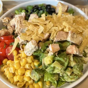 Southwest chicken and purple rice