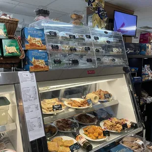 a variety of baked goods