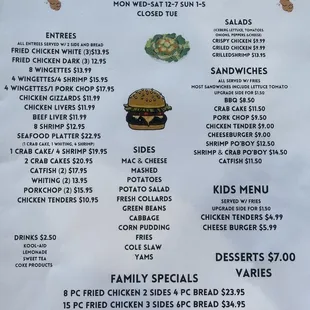 Here&apos;s Corey Chicken Shack&apos;s menu along with their new address