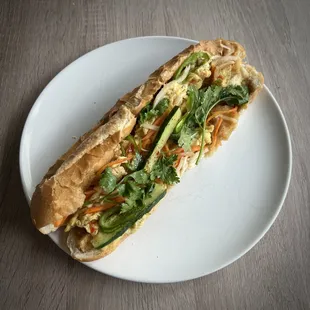 Tofu Banh Mi with Egg