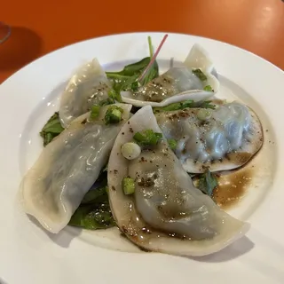 Steam Portabella Mushroom & Leek Dumplings