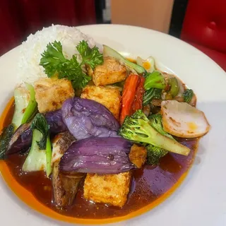 Asian Eggplant and Tofu