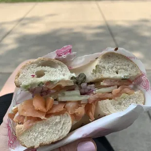 Lox and Bagel Tray