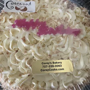 Coconut cream pie