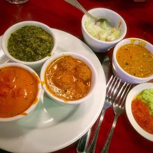 A smattering of the dishes I tried today. Delicious!