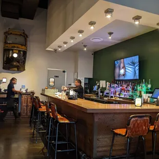 a man sitting at a bar