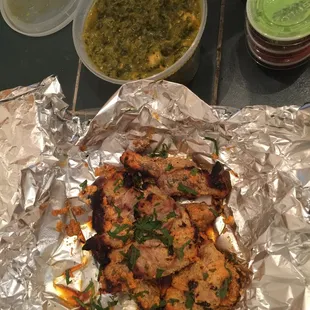 Lamb Kabob &amp; Chicken Tiika Saag