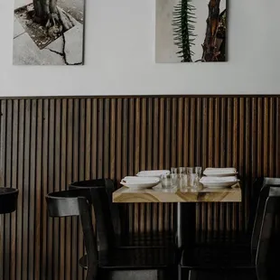 interior, sushi and sashimi