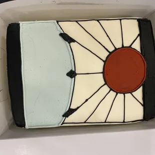 Here is a special order Hanafuda cake we had made for my daughters birthday. Gluten free, but the most delicious cake we&apos;ve ever had.