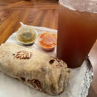 For almost being $13 for the super burrito was kinda small compared to others.