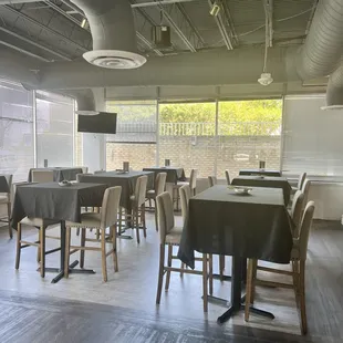 Inside the restaurant