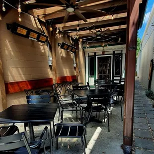 Plenty outside seating