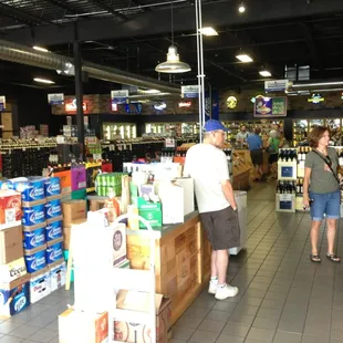 customers in a store