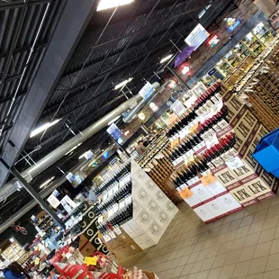 the inside of a store