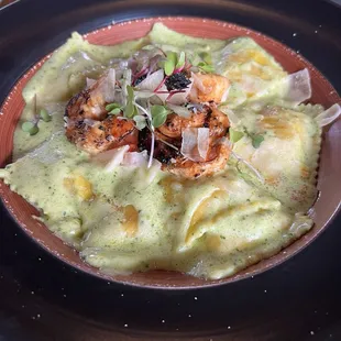 Shrimp and Lobster Ravioli