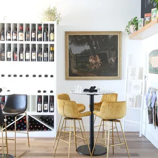 Indoor seating at Cork &amp; Knife