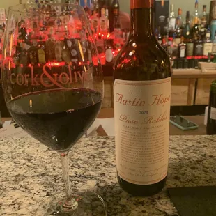 Tremendous wine and spirit selections!