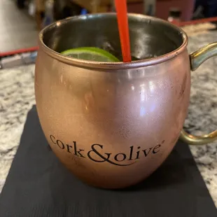 Whisky mule.    Delicious.