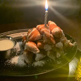 Birthday dessert