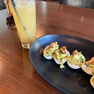 Deviled Eggs w/ Bacon