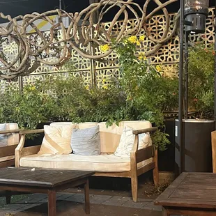 Isn&apos;t it cute?  Just darlin! sit outside, avoid the smoke. Get cozy on the couch