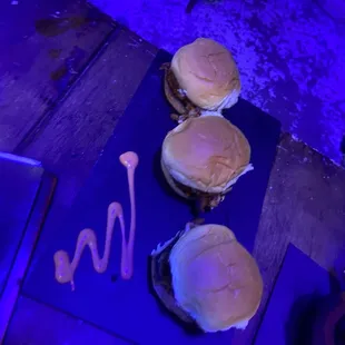 Steak sliders were great
