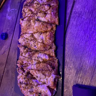 Chicken cork and thorn flatbread was ok