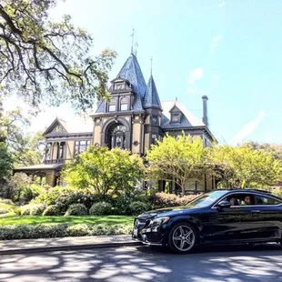 Pulled up in front of Beringer winery
