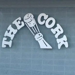 a sign for corkery