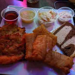 All-you-can-eat cod with potato pancakes