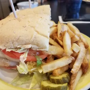 Roman Burger with Fries