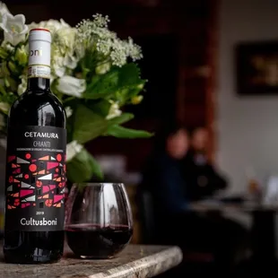 Enjoy a bottle of wine at the Cork n Crust. 
Save 25 % on over bottle or carafe of wine on Thursdays till closing.