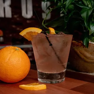 Sicilian Sunset is a favorite signature cocktail at the Cork N Crust.