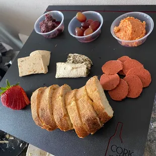 Mad Cheese vegan charcuterie board.