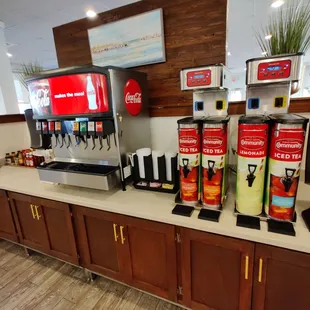 Drink selection.