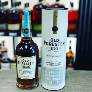 Old forester 150 batch proof 
Old forster 1920