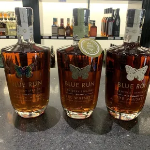 The trilogy is complete now. Blue Run whiskey