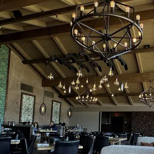 Interior of restaurant