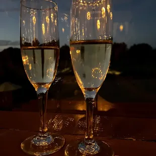Champagne birthday treat from the business