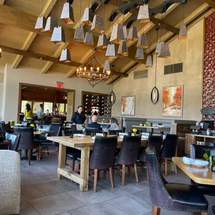 Interior dining room.