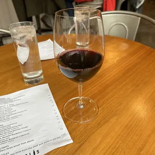 Glass of wine