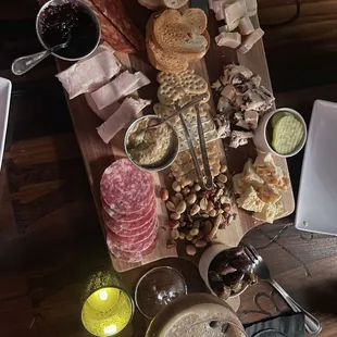 Small chefs choice cheese board. Espresso martini with Ryan's.