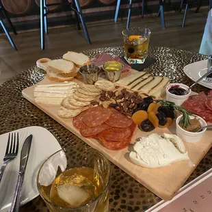 Charcuterie and cocktails