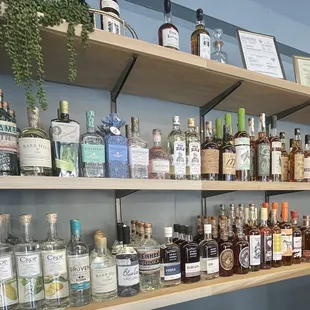 Spirits selection