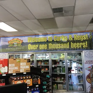 the inside of a store